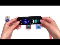 TV Uzaktan Kumandalı Bebek Silikon Ürünleri Bebekler İçin Diş Kaşıyıcı Oyuncak 3+ Ay