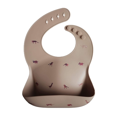 4 Tokalı Elastik Unisex BPA İçermeyen Gıda Sınıfı Silikon Bebek Önlüğü