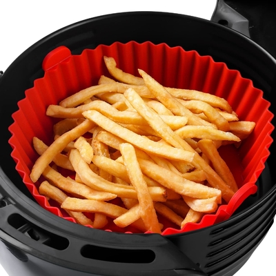 BPA Ücretsiz Gıda Sınıfı OEM ODM Hava Fritöz Silikon Sepet Bulaşık Makinesinde Güvenli