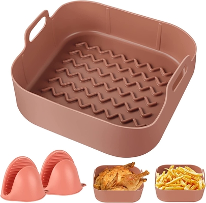 BPA İçermeyen FDA Onaylı Ambalaj Özelleştirilmiş Hava Fritözü Silikon Aksesuar Bulaşık Makinesinde Güvenli