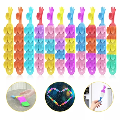 Yüksek Kaliteli Sevimli Anti-stres Squidopops Fidget Oyuncaklar Bulaşık Makinesinde Güvenli