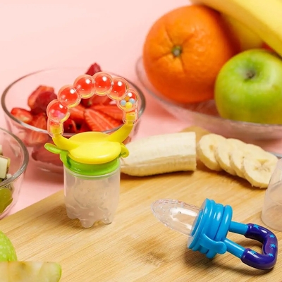 BPA İçermeyen Hızlı Doldurma Bebekler İçin Bebek Meyve Besleyicisinin Boğulmasını Önler