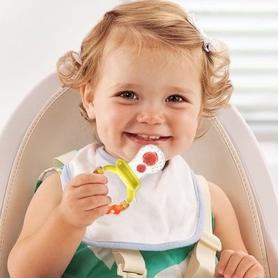 Süt Dondurma için Diş Çıkarma Rölyef Seti Bebek Meyve Maması Emzik Besleyici