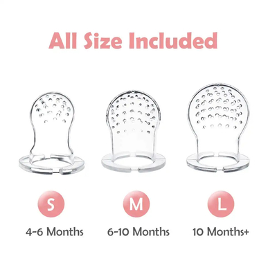 Tüm Boyutlar 2 Paket BPA İçermeyen Meyve Maması Besleyici Bebek Besleme Emziği