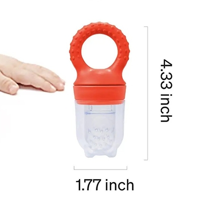 Mükemmel Bebek Kayıt Hediyesi İçin BPA Free Essentials 2'si 1 Arada Silikon Besleyici Diş Kaşıyıcı