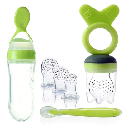 Unisex Bulaşık Makinesinde Yıkanabilir Sıkılabilir Bebek Meyve Besleyici Emzik Bebek Diş Çıkarma İçin