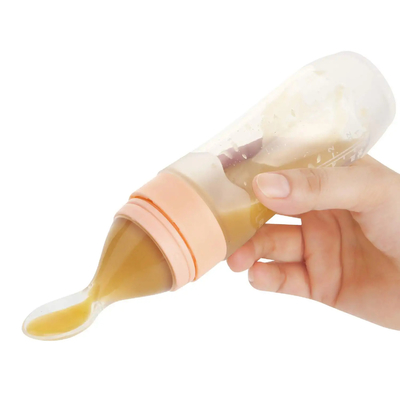 2 Paket Seyahat Dostu Silikon Bebek Maması Dağıtım Kaşığı Bulaşık Makinesi Ücretsiz
