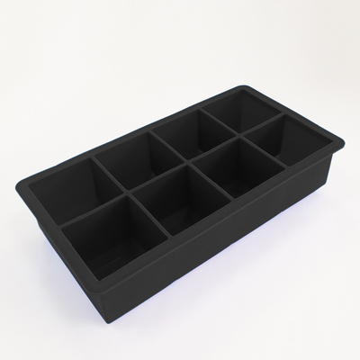 15 Kavite BPA İçermeyen 12*24cm Kare Silikon Buz Kalıbı Küp Kapaklı Tepsi