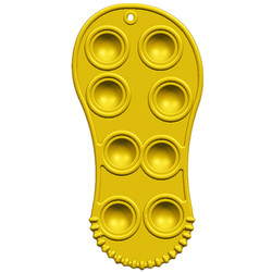 Ayakkabı Şekilli Çocuk Silikon Pop Fidget Oyuncak Stres Giderici Yumuşak Bebek Diş Kaşıyıcı