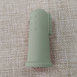 Kayısı Bebek Silikon Ürünleri Ambalaj Kutulu Yumuşak Parmak Diş Fırçası