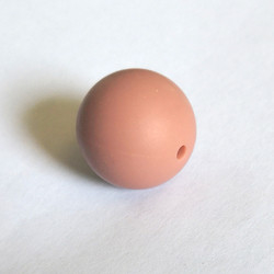 Pembe Yeşil BPA İçermeyen Bebek 20mm Silikon Boncuklar Toplu Gıda Sınıfı