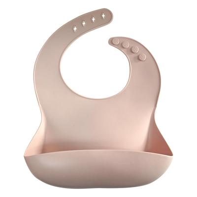 Yeniden Kullanılabilir Yumuşak Su Geçirmez Silikon Bebek Önlüğü Maması Yakalama Önlüğü 29*23*0.2cm