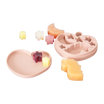 Çok Şekilli Silikon Dondurma Kalıpları DIY BPA Free Unicorn Kek Kalıbı Kapaklı
