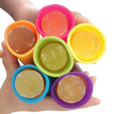 OEM Özel Silikon Dondurma Popsicle Kalıpları Lolipop Dondurucu FDA