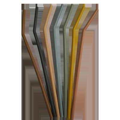 Taşınabilir BPA Ücretsiz Katlanabilir Silikon Payet Bükülebilir Çocuklar İçin 25cm İçme