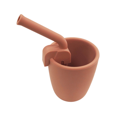 Yürüyor Bebek Silikon Hasır Bardak Yeniden Kullanılabilir BPA Ftalatsız 8*6.5*6.5cm
