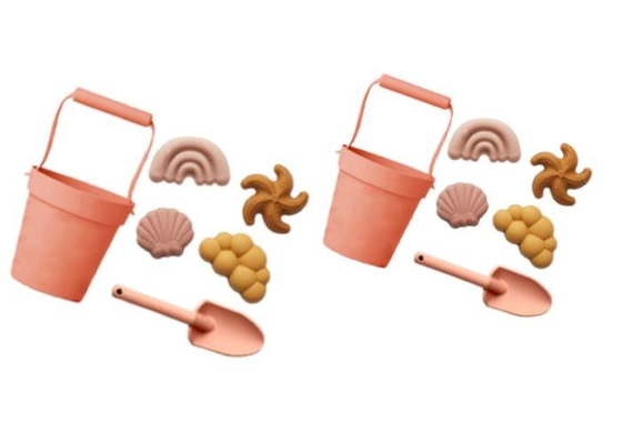 Yaz Açık Oyun Silikon Plaj Oyuncak Seti 500g Çocuklar İçin Özel Logo