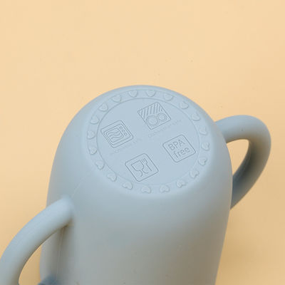 Koku Geçirmez Silikon Hasır Bardak Plastik Olmayan Kırılmaz BPA İçermeyen Kapaklı